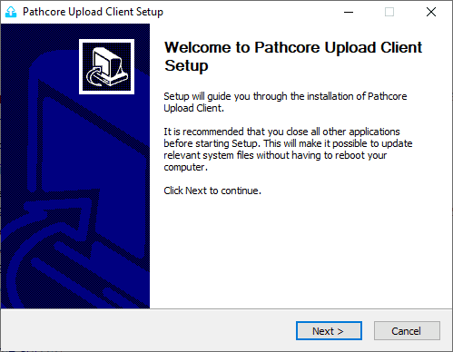 Upload Client Setup - 01