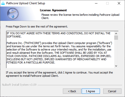 Upload Client Setup - 02